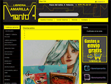 Tablet Screenshot of libreriaamarilla.com